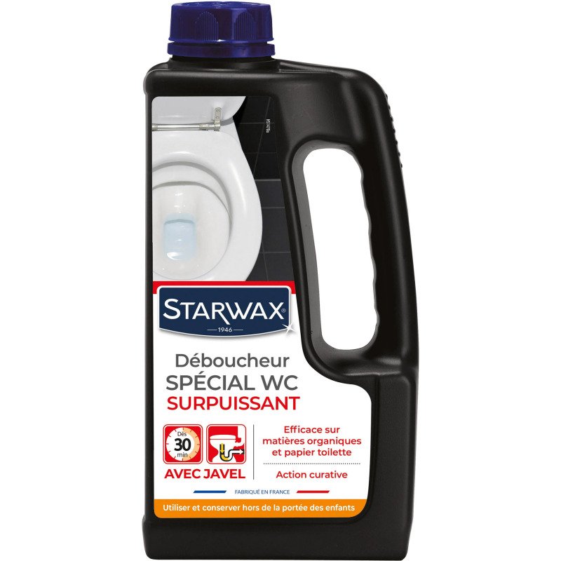 Déboucheur spécial WC Starwax - Bidon de 1 Litre
