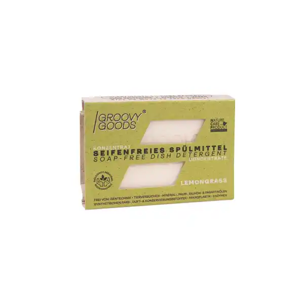 Seifenfreies, festes Spülmittel, Bio-Lemongrass