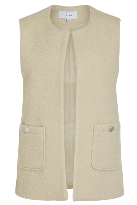 Vila beige dames gilet