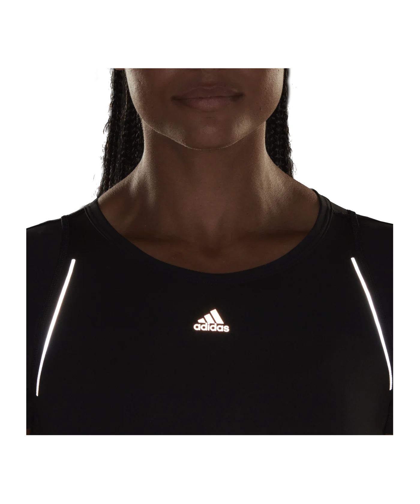 adidas WTR Cropped T-Shirt Damen Schwarz Grau