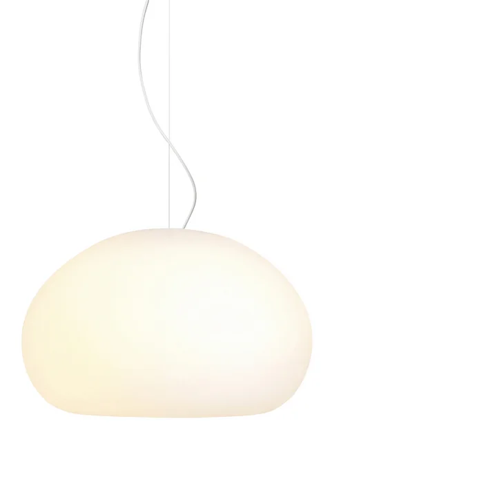 Muuto - Fluid Pendelleuchte Ø 42 cm, opalweiss