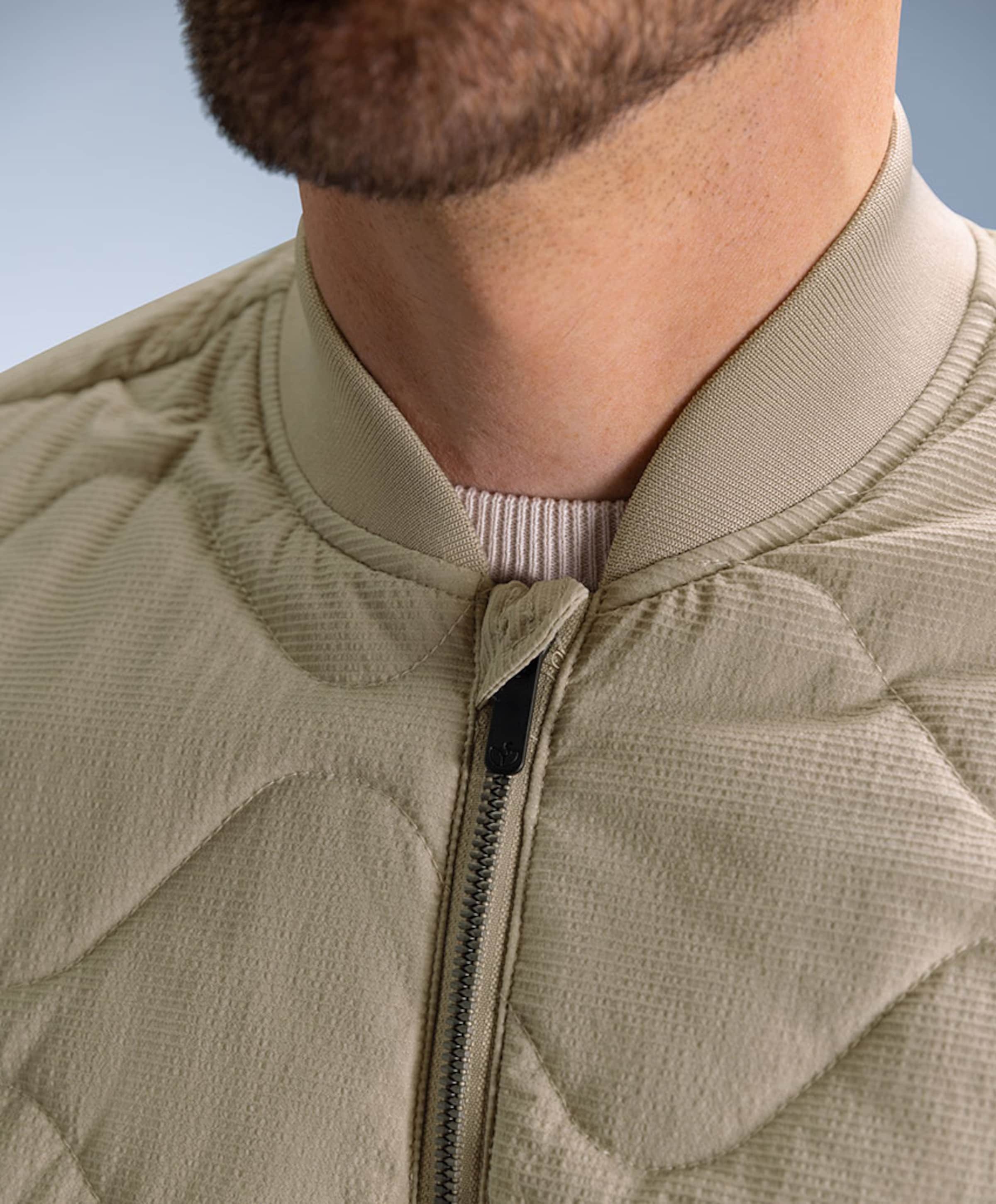 Bluefields Heren bodywarmer beige