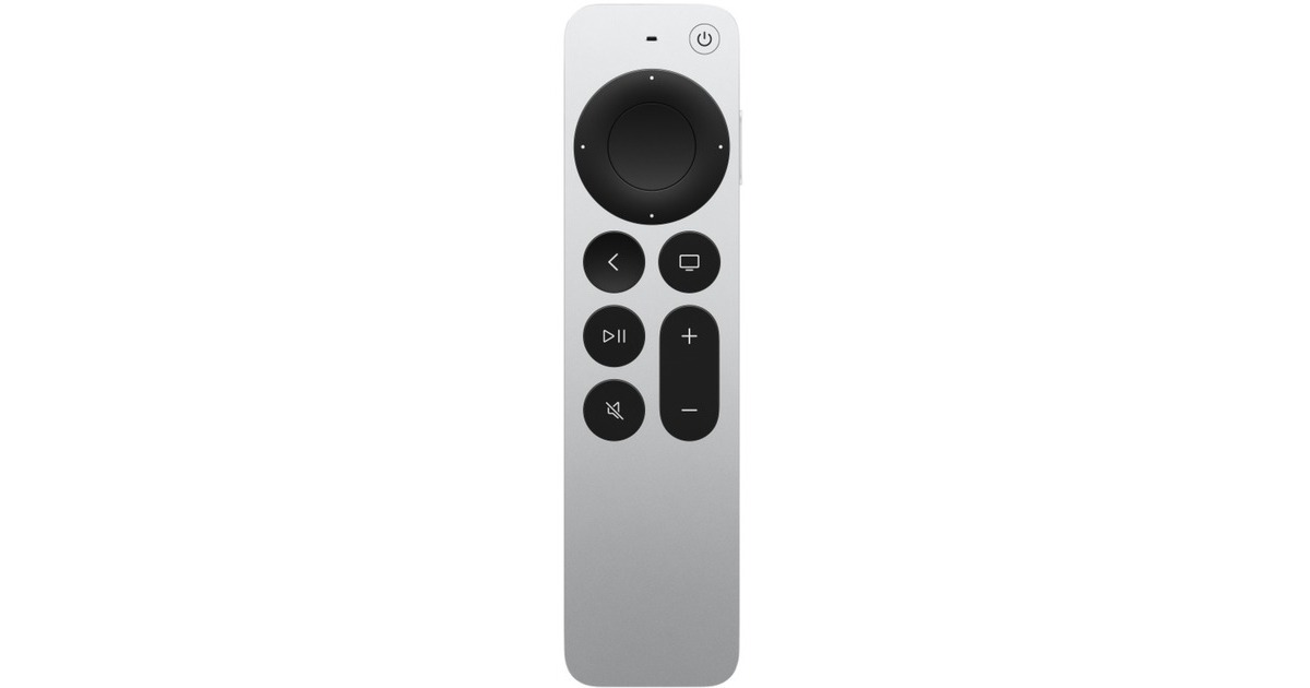 AppleSiri Remote (3e generatie) afstandsbediening  (Zilver, Bluetooth 5.0)