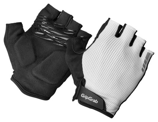 Gants courts d'été GripGrab EXPLR Padded Blanc