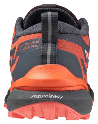 Chaussures de Trail Mizuno Wave Daichi 8 Corail Gris Femme