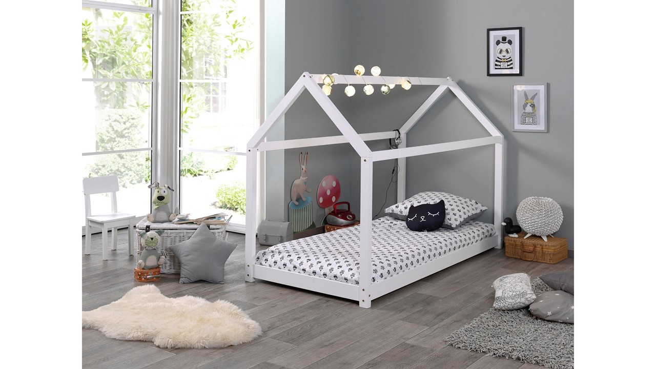 Bed Cabane wit