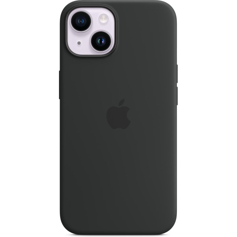Apple Coque en silicone avec MagSafe pour iPhone 14 - Minuit