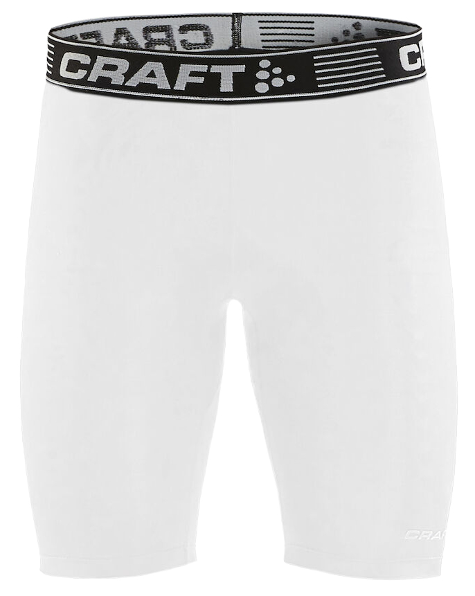 Pro Control Compression Shorts Unisex White