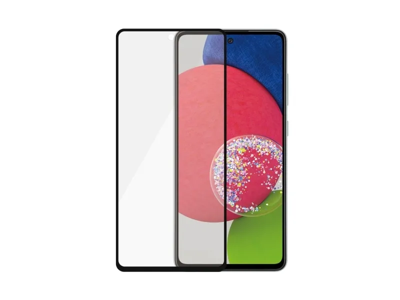 PanzerGlass™ | Case-Friendly - Skærmbeskytter for mobiltelefon - Edge-to-Edge fit - rammefarve sort | Samsung Galaxy A52/A52 5G