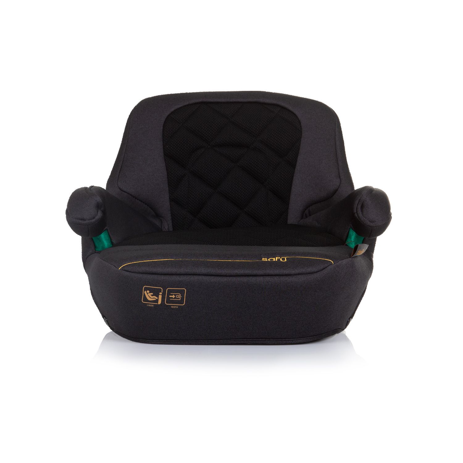 Chipolino Kindersitz i-Size Sitzerhöhung Safy (125-150cm), Gruppe 3 (22-36 kg) schwarz