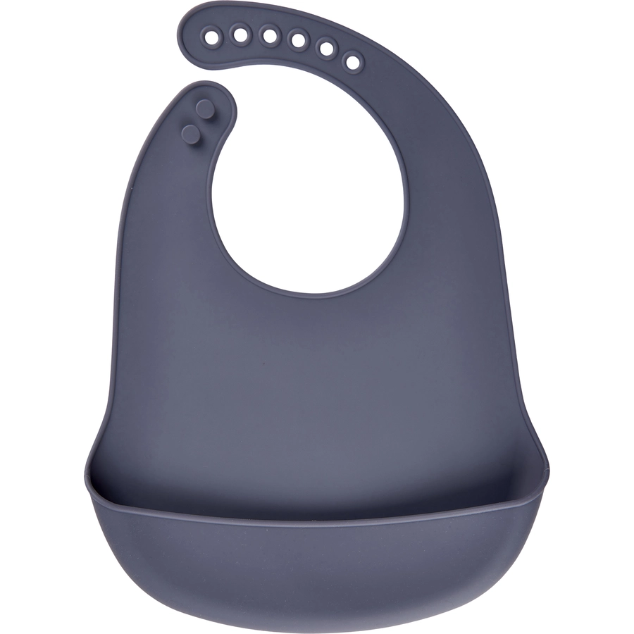 CeLaVi Silikon Lätzchen 2er Pack Blue Granite