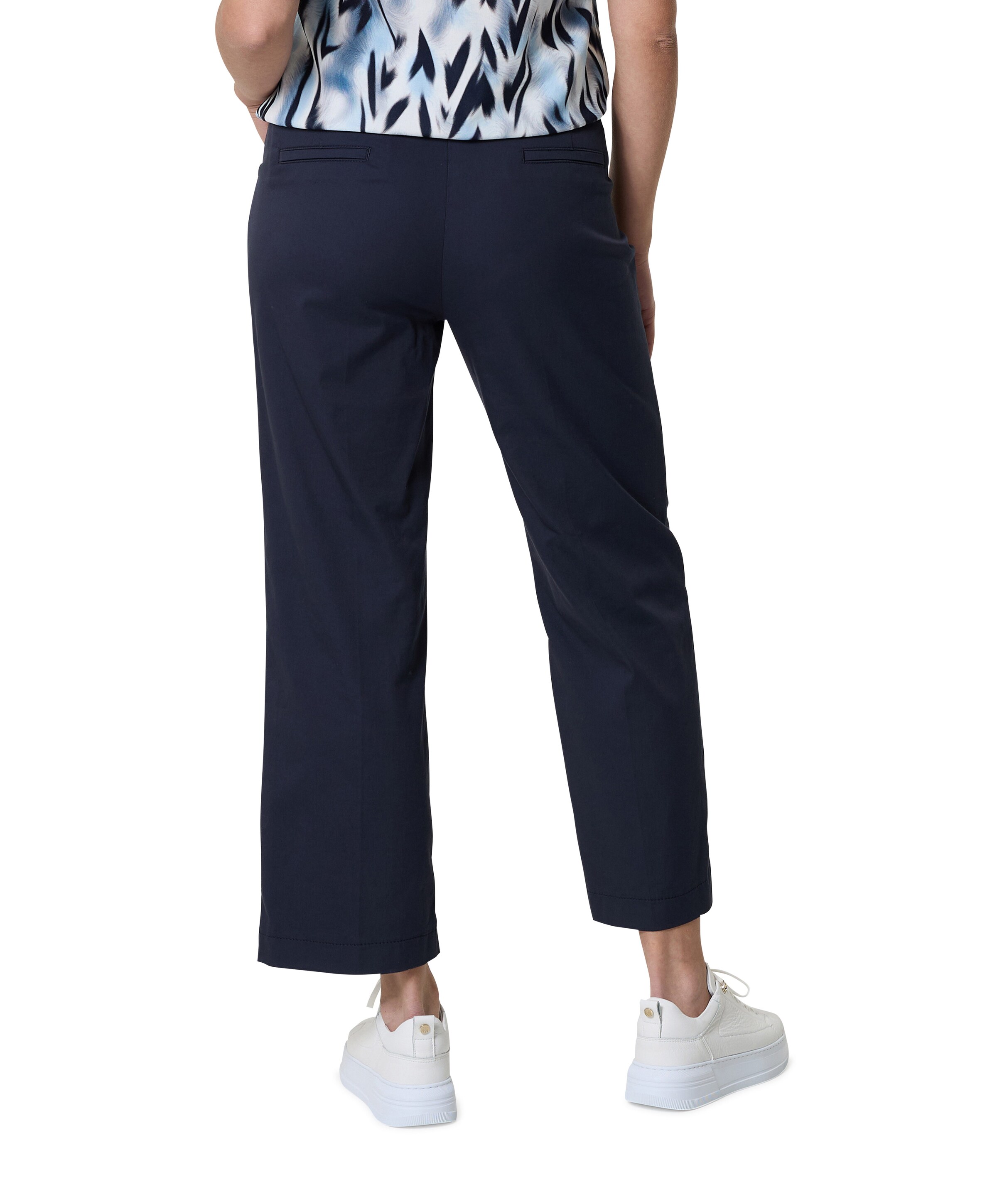Toni Sue Wide 7/8 dames broek blauw