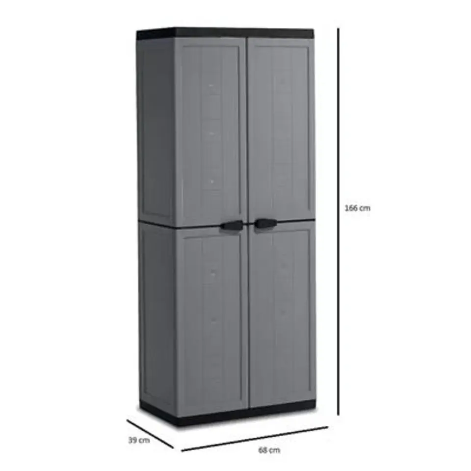 Keter Jolly Opbergkast hoog - 3 planken