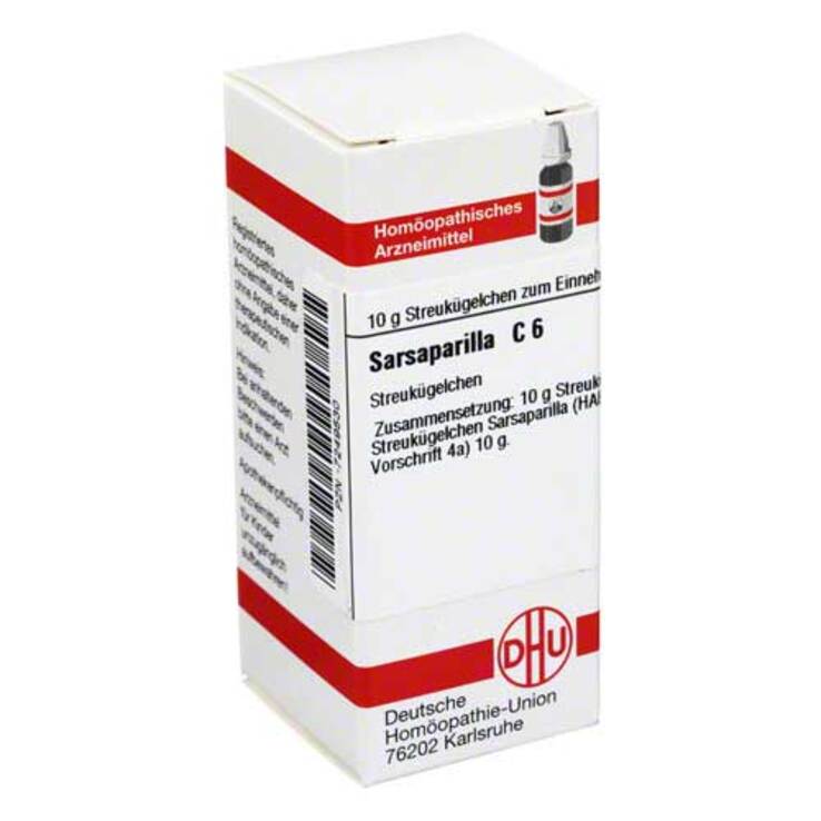 DHU Sarsaparilla C 6 Globuli, 10 g