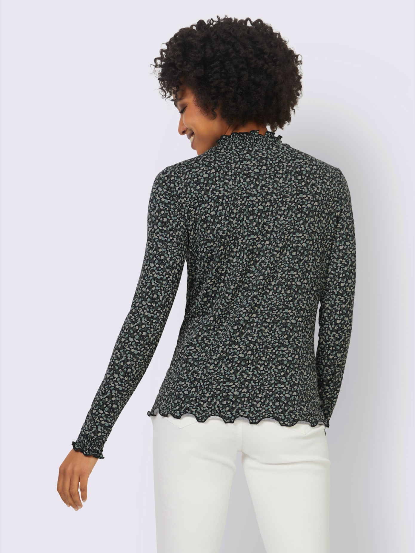 T-shirt imprimé ravissant tissu imprimé