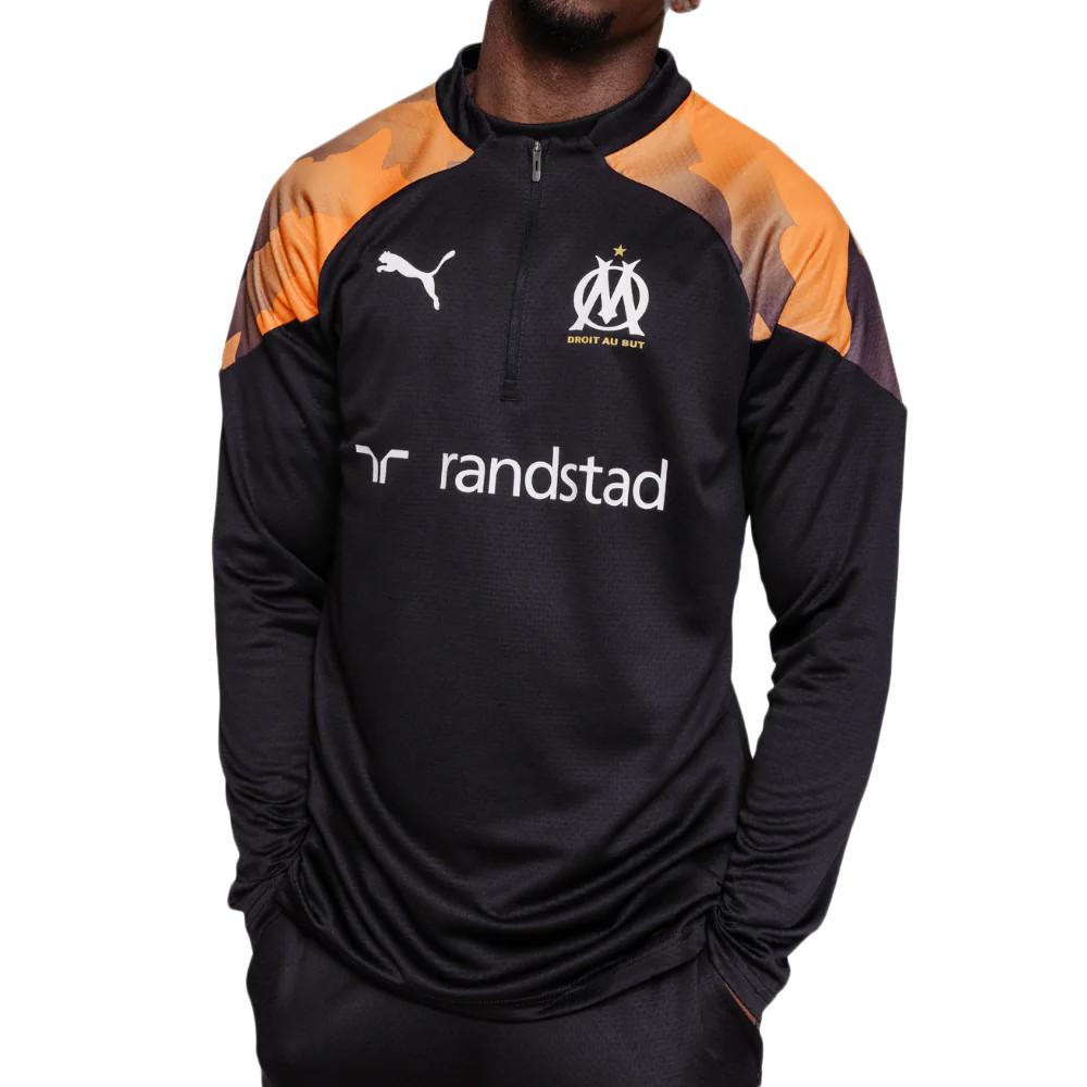 Puma OM Sweat de Training Noir/Orange Homme Puma 2023/24