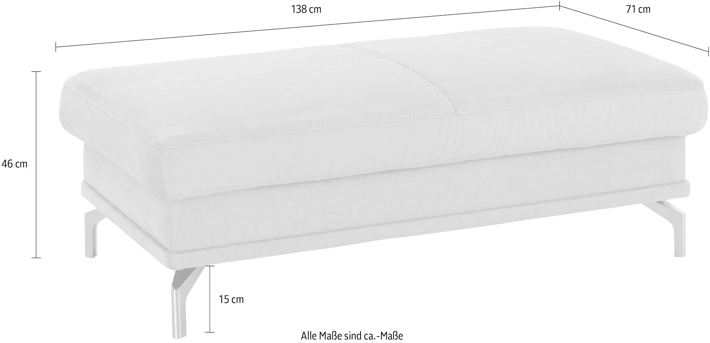 sit&more Polsterhocker »Scorpio« inklusive Federkern