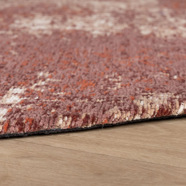 Rond abstract vloerkleed - Candice Roze