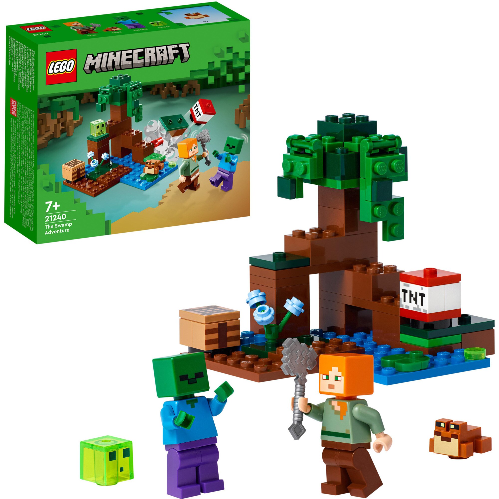 LEGO Konstruktionsspielzeug Minecraft Das Sumpfabenteuer