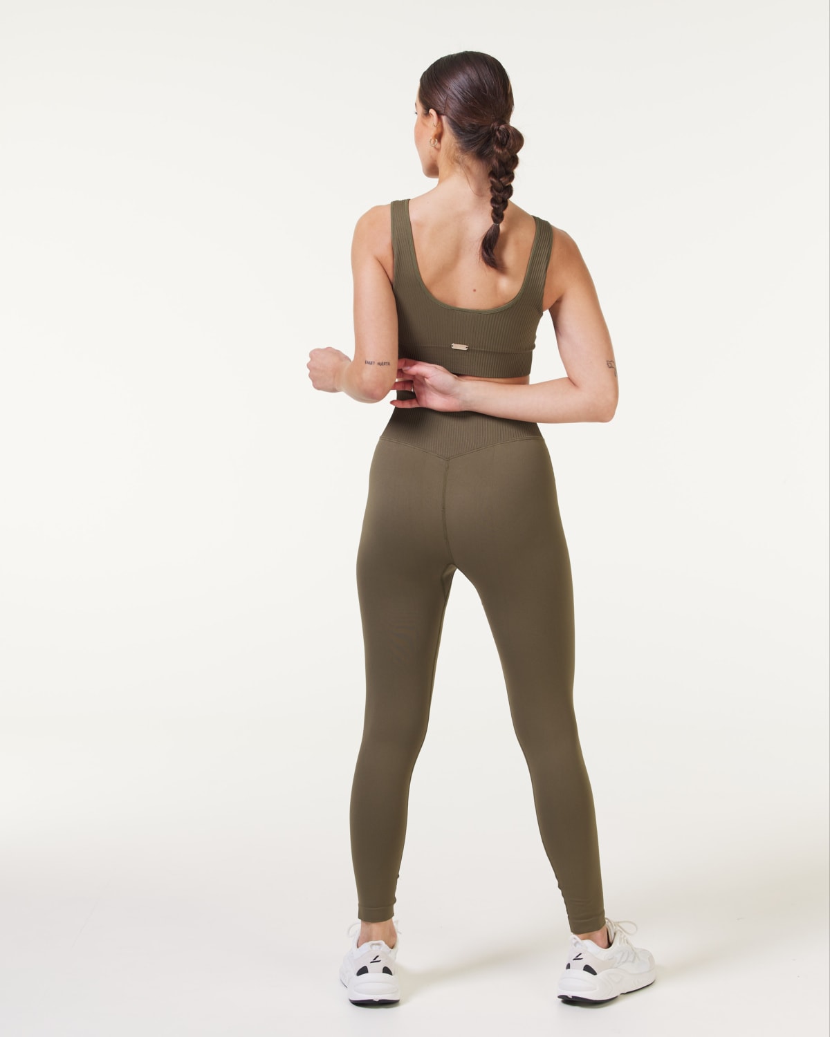 Bumpro Wave Seamless Tights Green Ivy