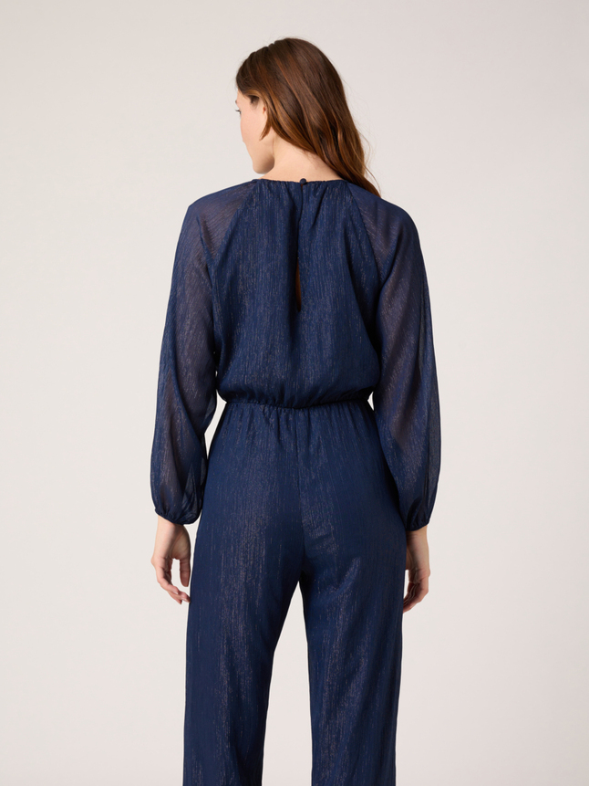 Combinaison pantalon détails métalisés