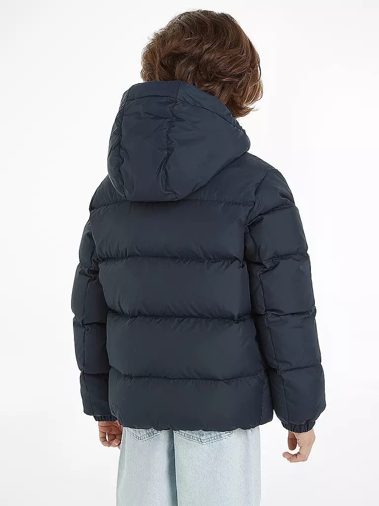 TOMMY HILFIGER Jungen Steppjacke dunkelblau
