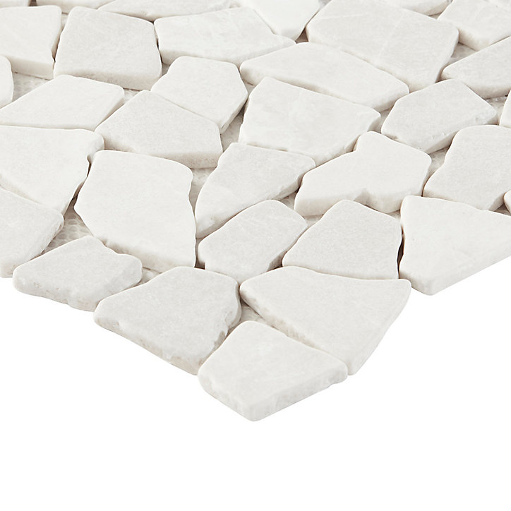Mosaïque gris clair 31,5x31,5cm Bohai