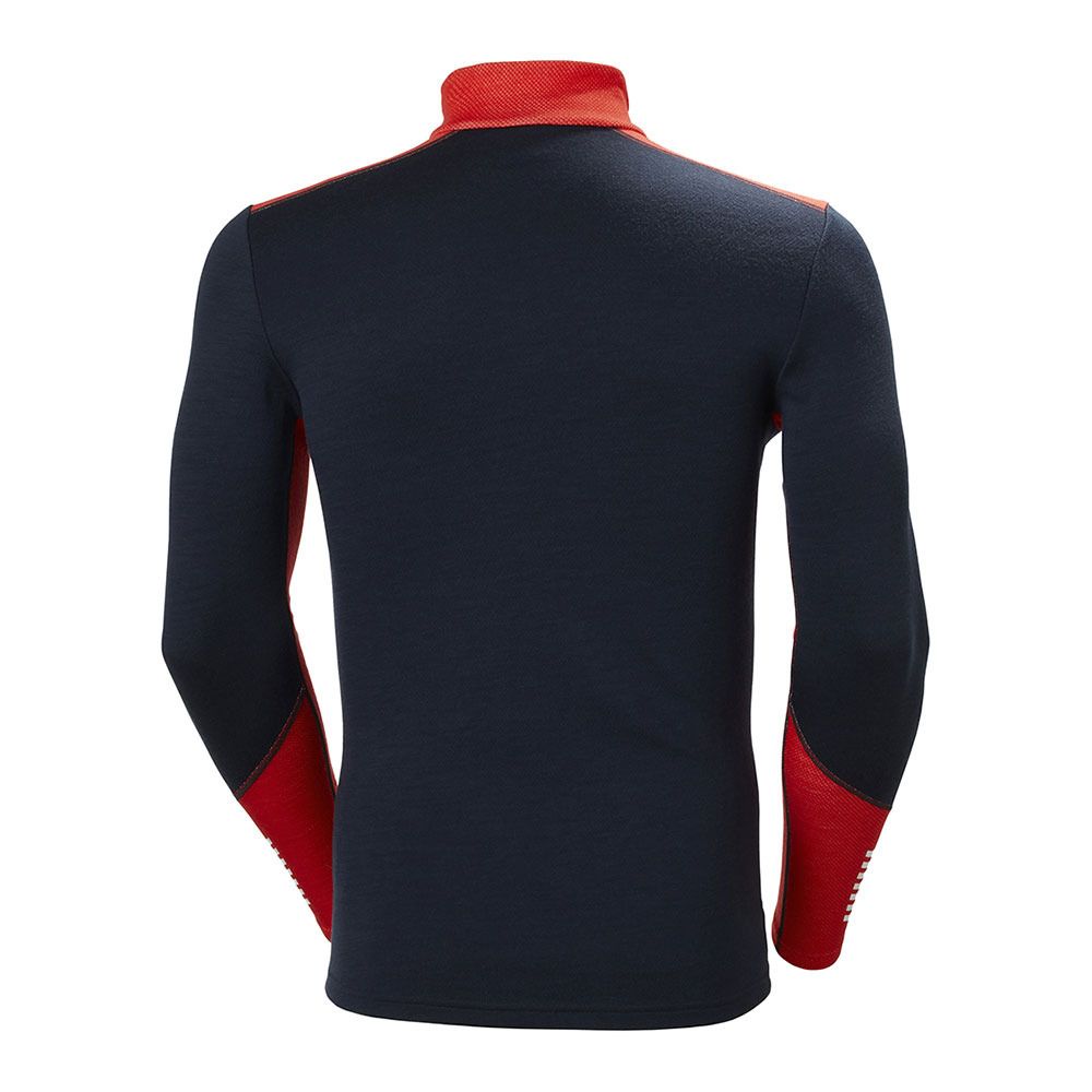 Helly Hansen LIFA MERINO MIDWEIGHT 1/2 ZIP - Sous-couche Homme navy