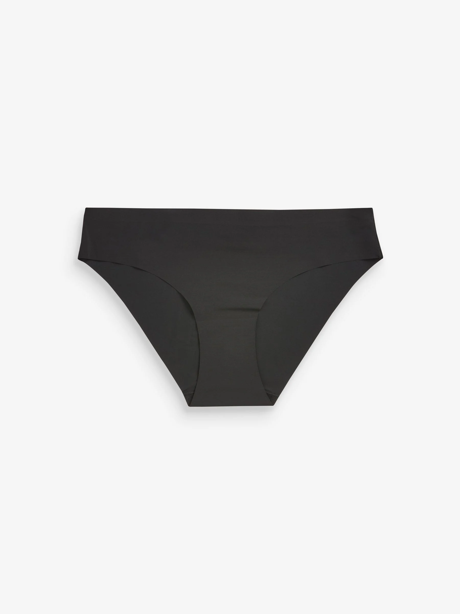 Zwart/wit/praline huidskleur - Geen zichtbare onderbroeklijn comfortabele slips verpakking van 3