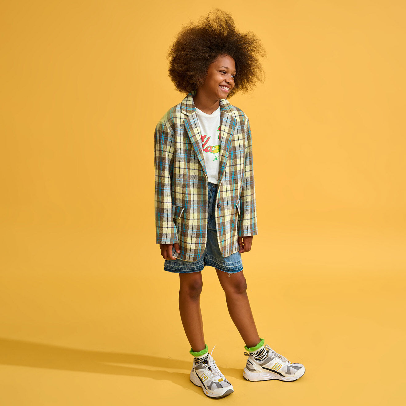 Bellerose Blazer Chick à carreaux multicolore