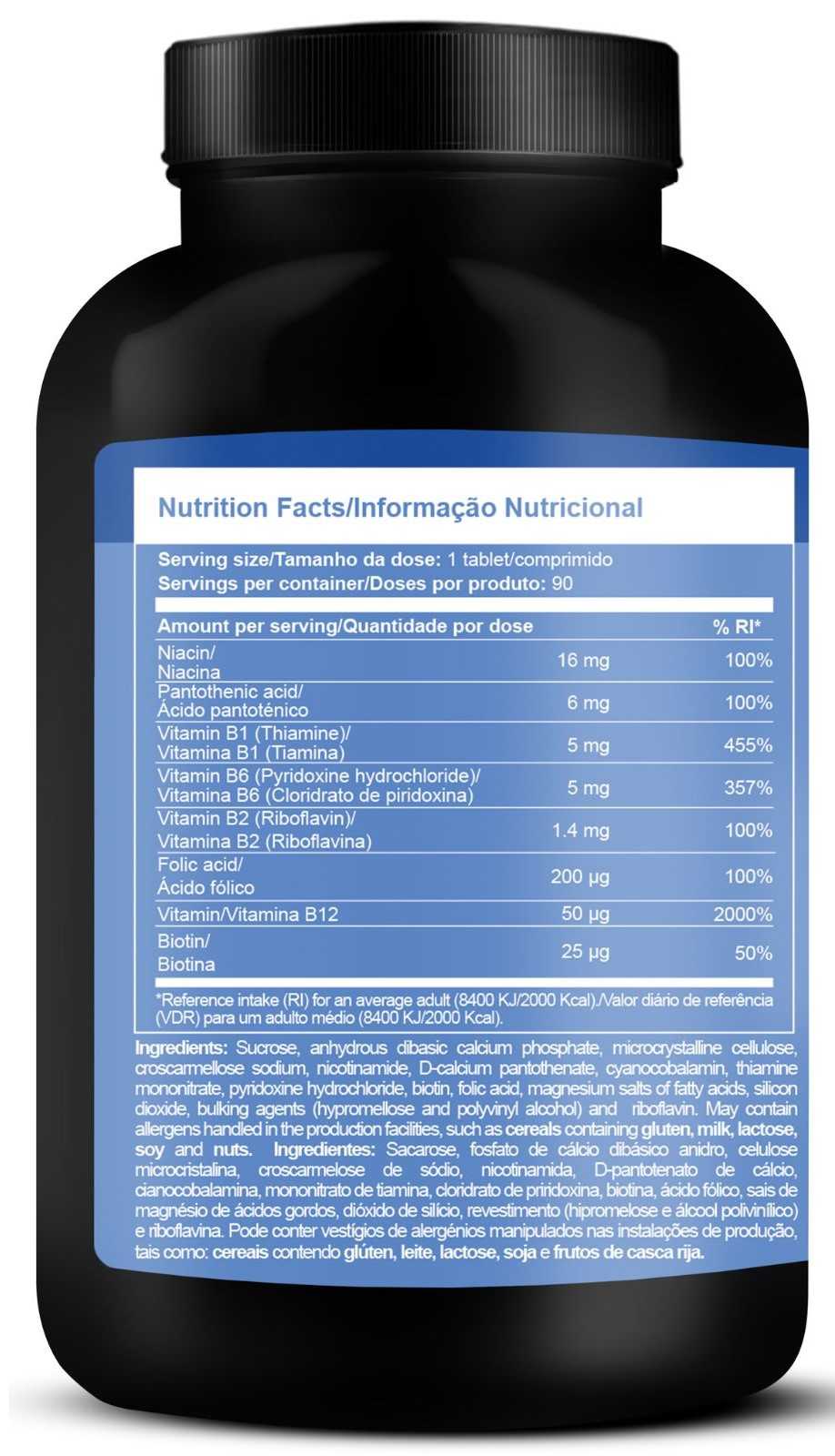 Zumub Complexo de Vitamina B 90 comprimidos