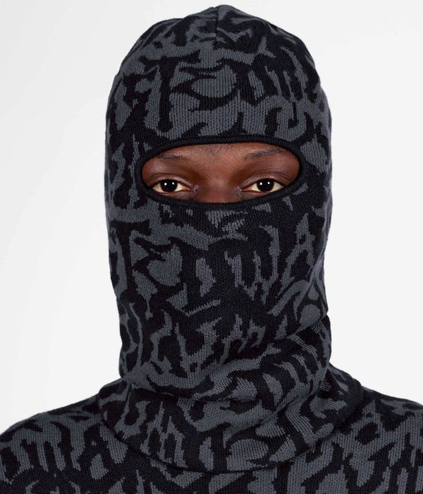 Wasted Paris Balaclava Allover Feeler Neckwarmer (charcoal black)