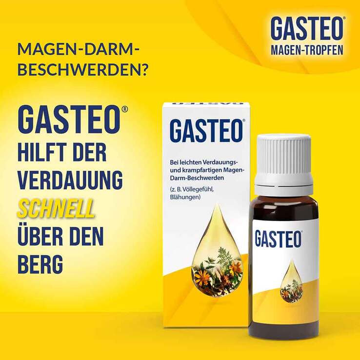 GASTEO Tropfen bei Magen-Darm-Beschwerden, 50 ml