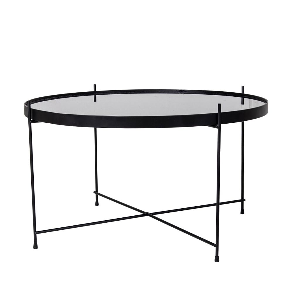 Salontafel Liliana Ø70 cm Zwart