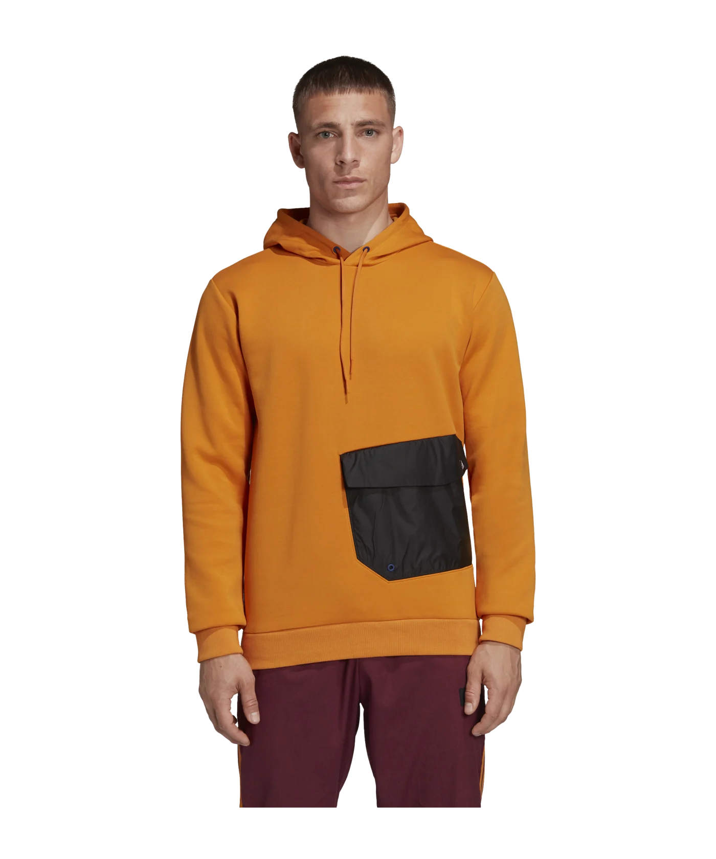 adidas Pocket Hoody Gelb Schwarz