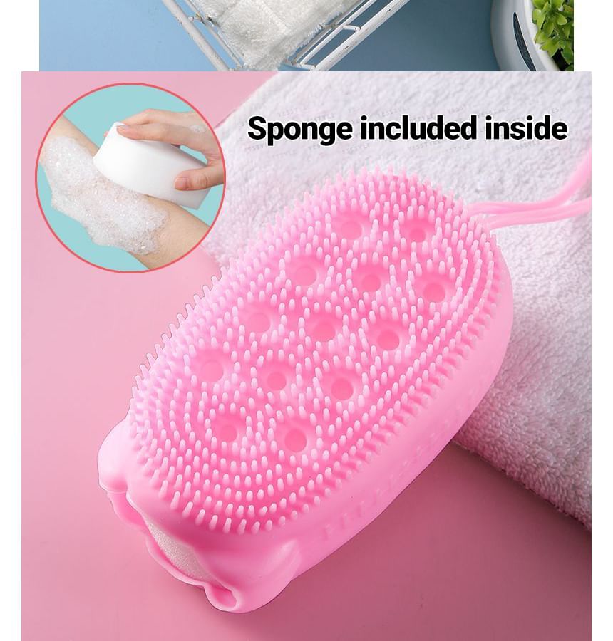 Porcini - Siliconen Lichaamsscrubber / Set