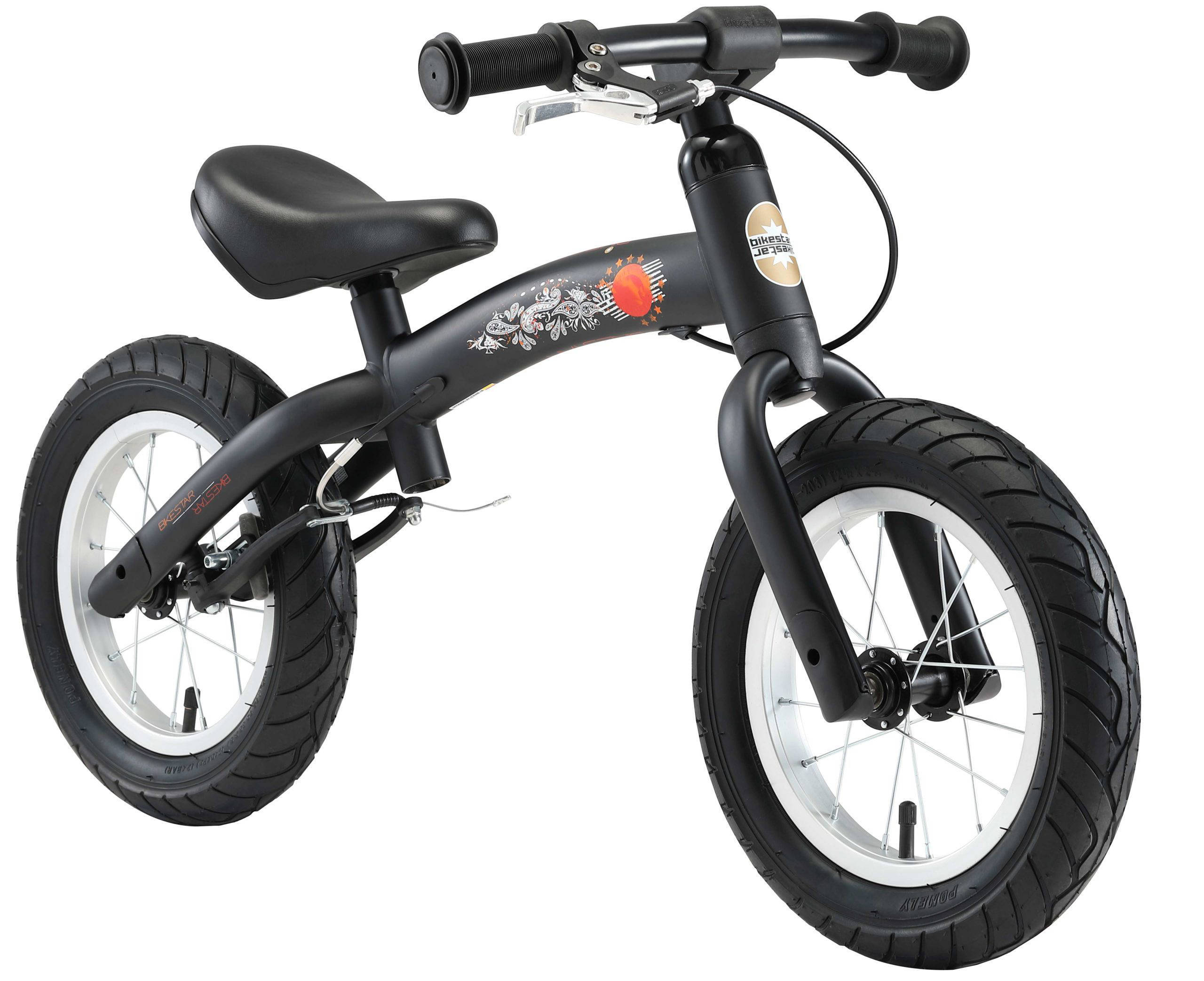 BikeStar Sport, meegroei loopfiets, 12 inch, zwart