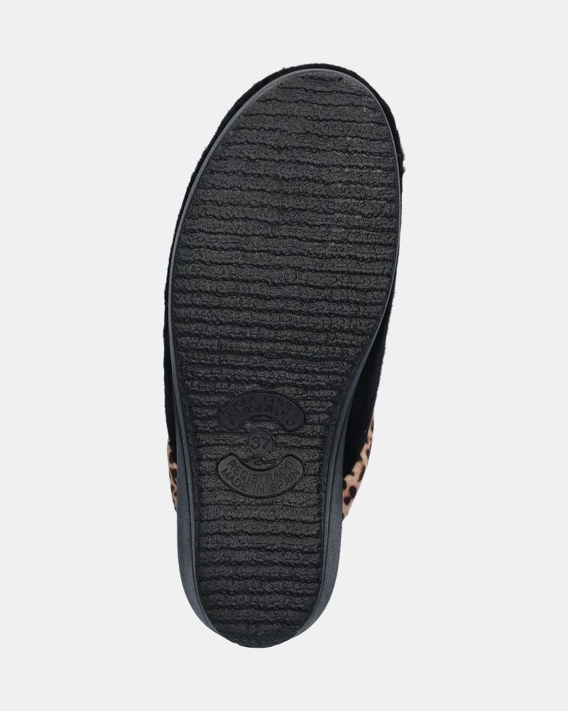 Nelson Home Pantoffels  - zwart