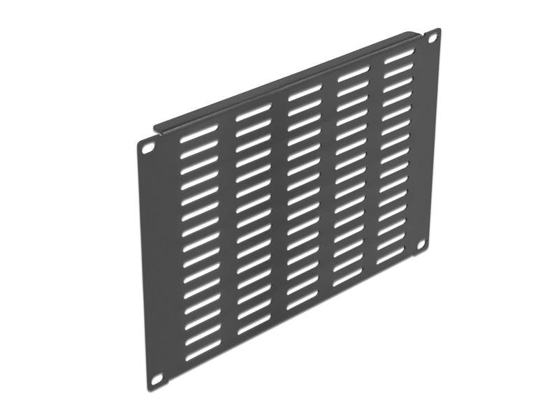 Delock Netzwerkschrank Panel 4HE mit Lüftungsschlitzen 10