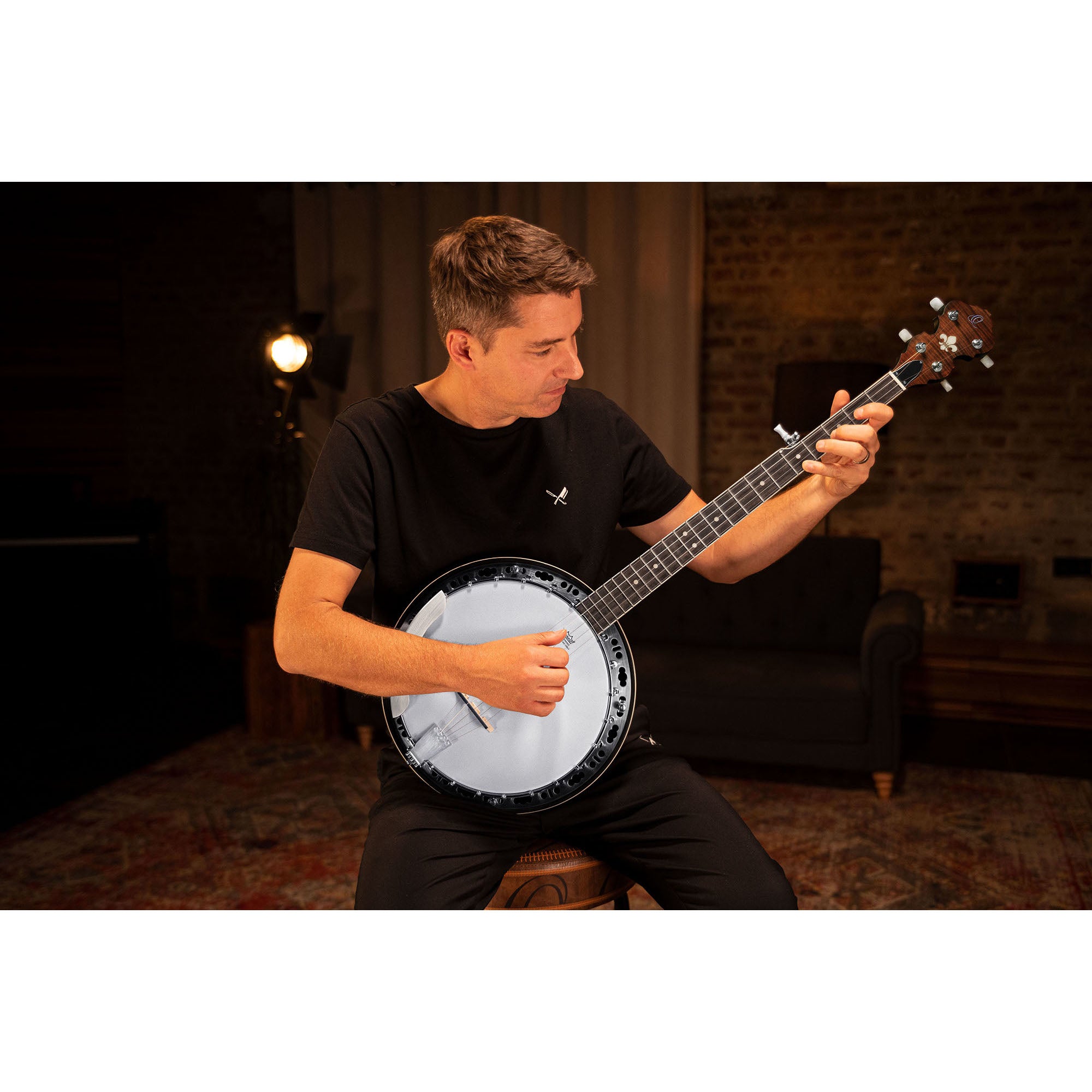 Ortega Americana Series OBJ300-WB 5-string Banjo vijfsnarige banjo