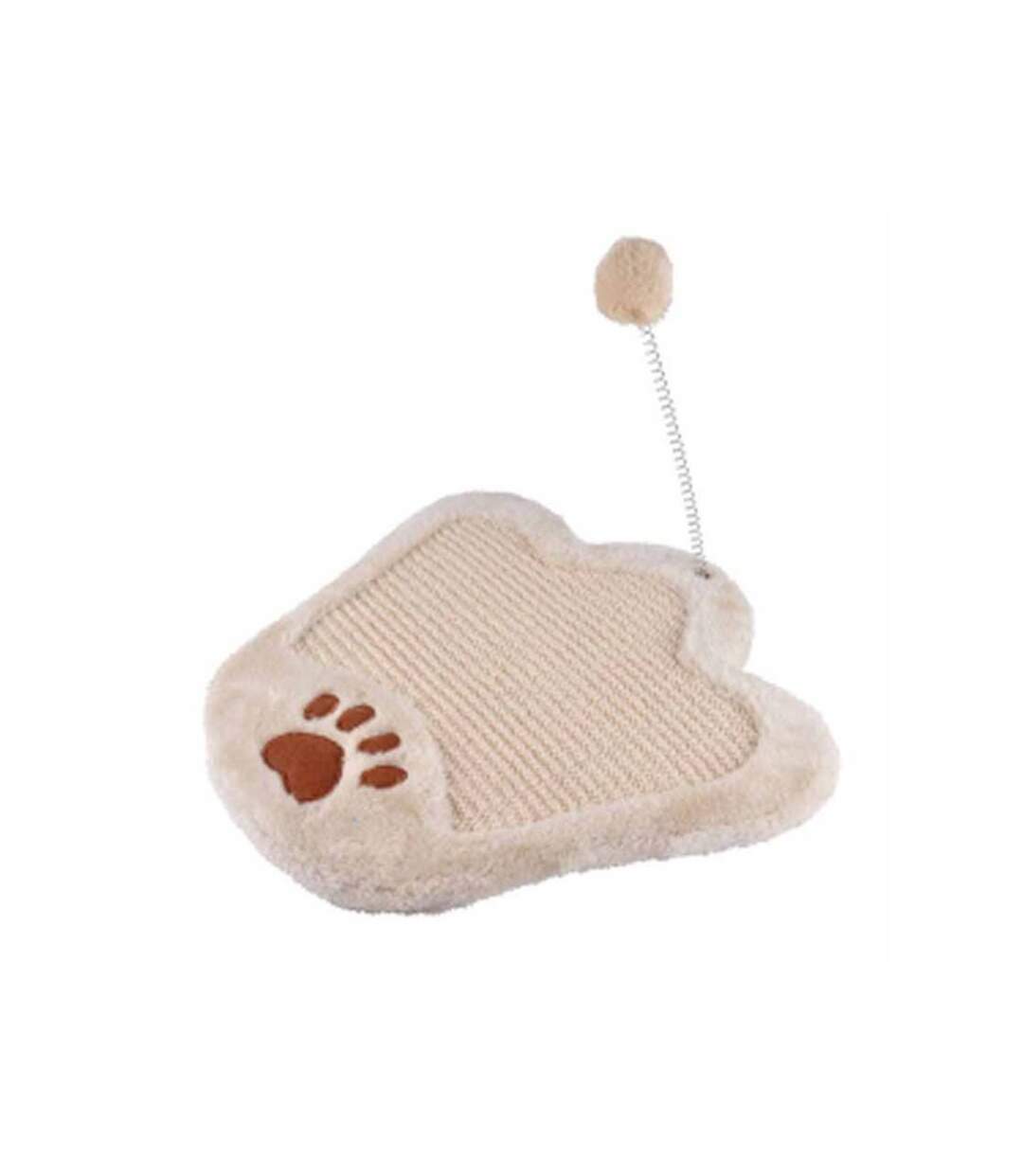 Paris Prix - Griffoir & Jouet Pour Chat forme Patte 35cm écru