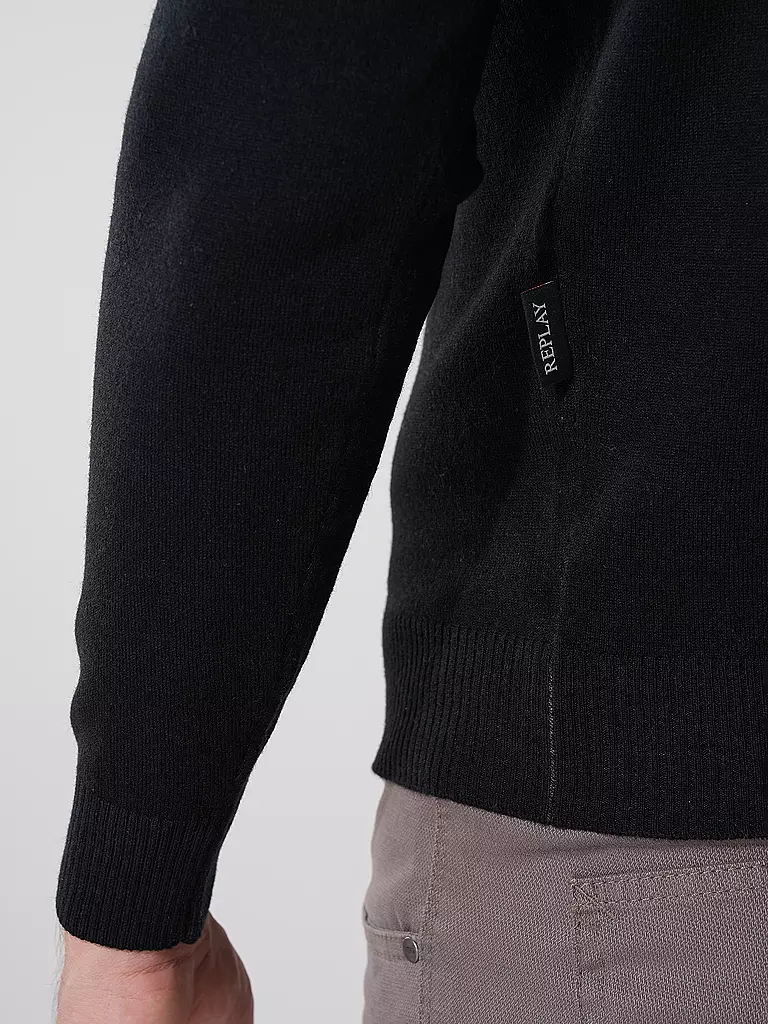 REPLAY Pullover schwarz