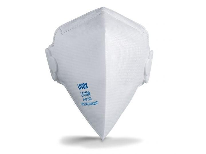 uvex Atemschutzmaske FFP1 silv-Air c 3100, 30 Stück Faltmaske