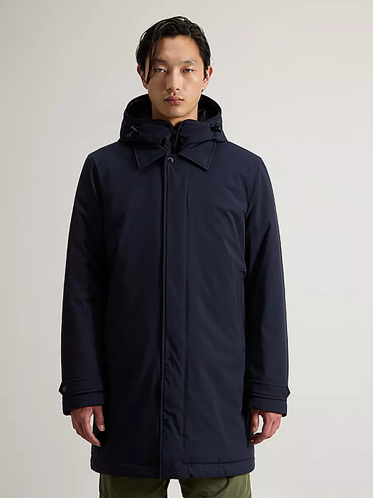 WOOLRICH Mantel blau
