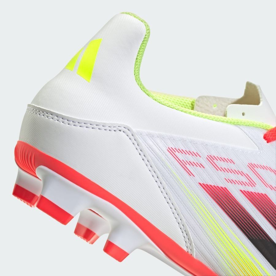 adidas F50 Club FxG Pure Victory - Blanc/Noir/Jaune