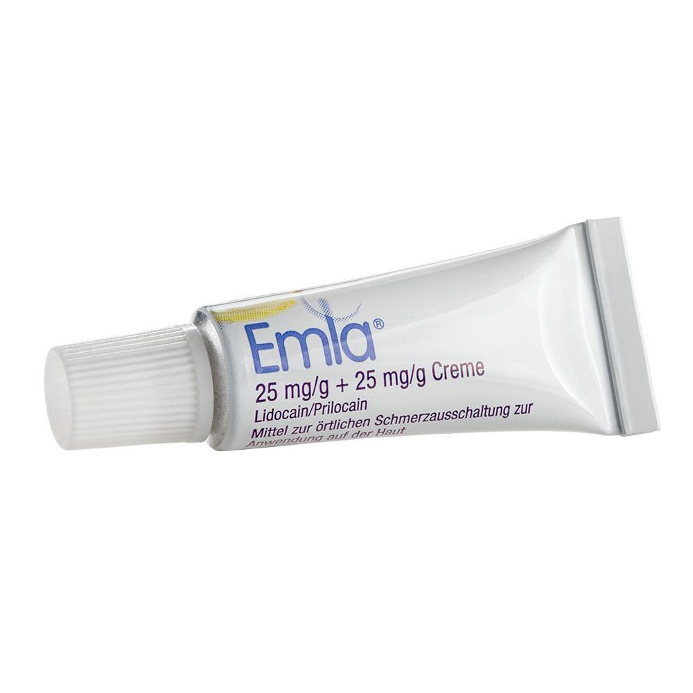 Emla® 25 mg/g Lidocain + 25 mg/g Prilocain