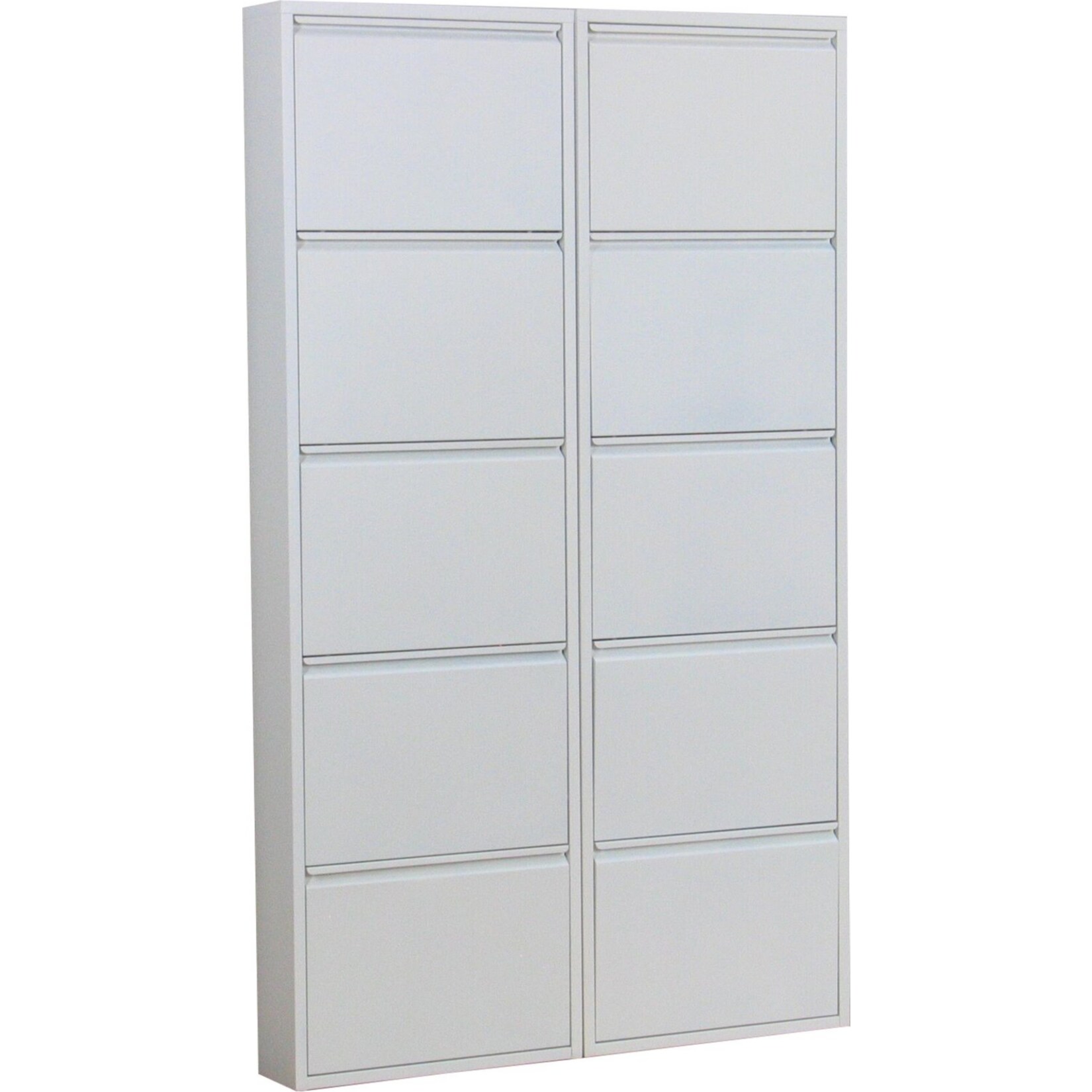 Schuhschrank Pisa 10 Klappen (B)100 x (H)172,5 x (T)16cm