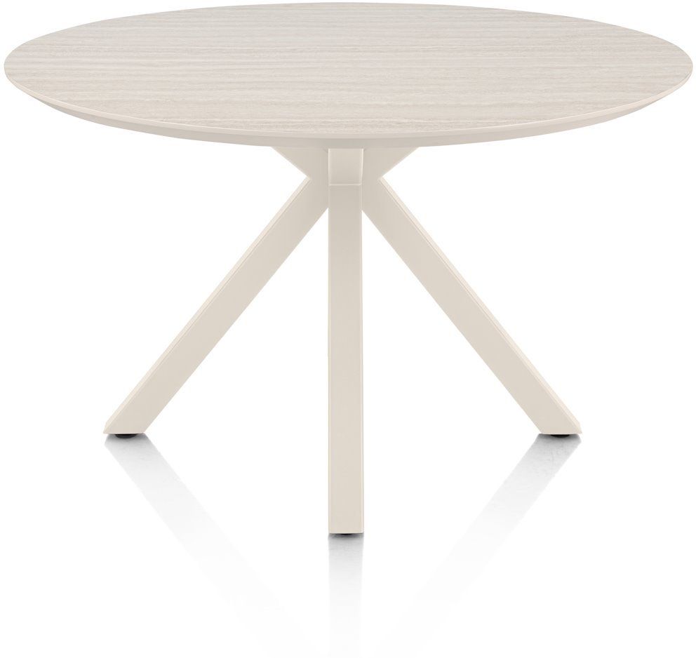 Henders en Hazel   Caletta Beige Centrale Kruispoot Eettafel
