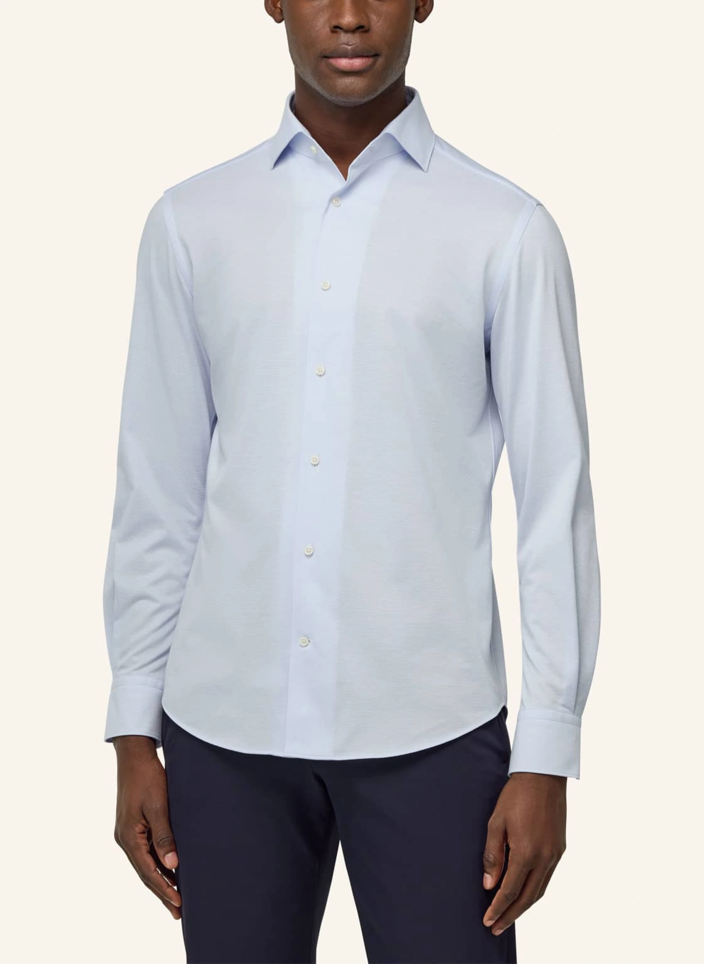 BOGGI MILANO Jersey-Hemd Regular Fit