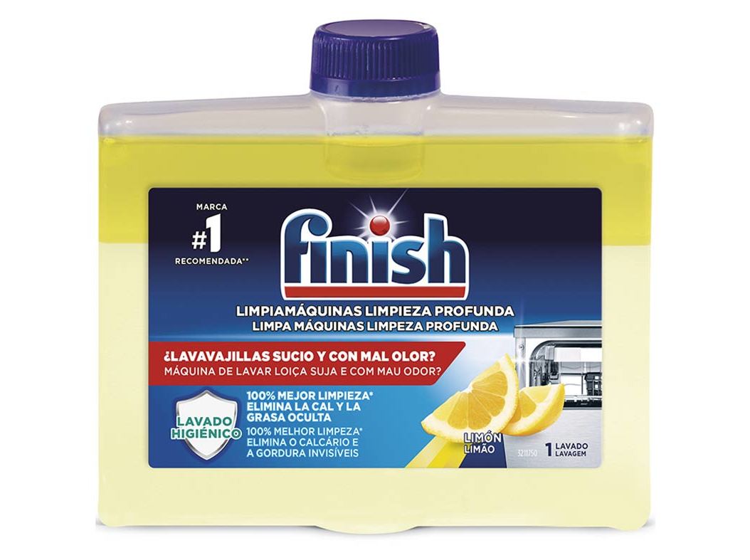 Limpa Máquina Loiça Limão Finish 250ml